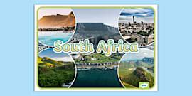 KS2 Blank Africa Map Display Poster - Twinkl