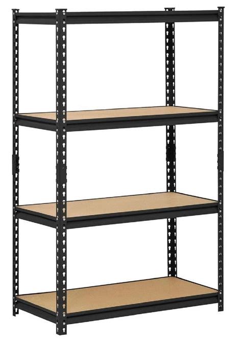 STAR WORK Adjustable Section Rack & Shelves Industrial Storage Shelving ...