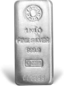 MMTC-PAMP India Pvt Ltd Cast Bar Series S 9999 1000 g Silver Bar Price ...