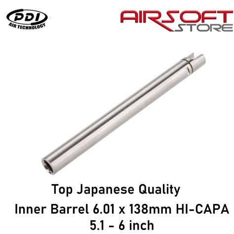 Inner Barrel 6.01 x 138mm HI-CAPA 5.1 - 6 inch - Primary Airsoft EU