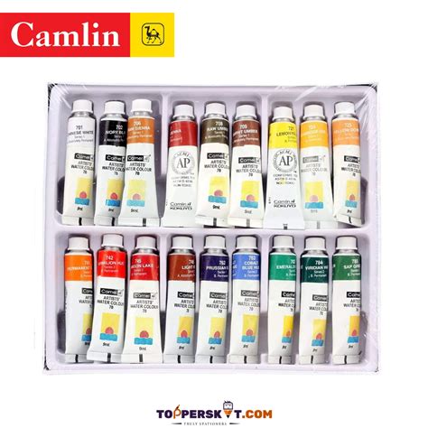 Camel Artist's Water Color Tubes - 9 ml ( Pack Of 18 Shades ...