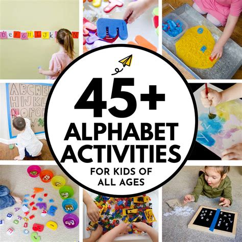 Learning Teaching The Alphabet Practice Activities For Kids