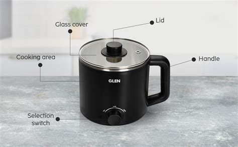 Glen Multicooker Electric Kettle Multipurpose 1.5 Litre, 600W, Cook ...