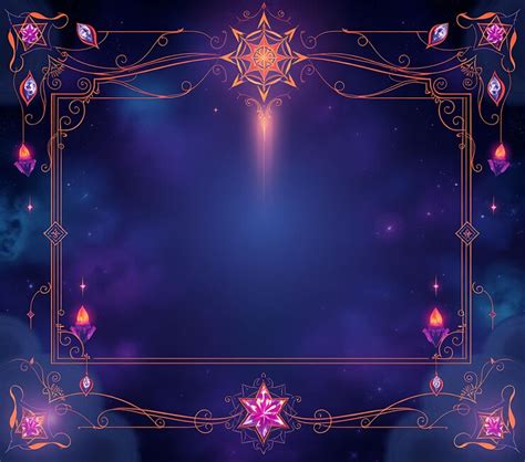 Mystical theme layout screen for a spiritual streamer with mystical ...