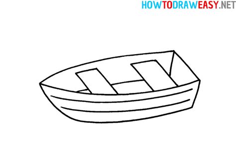 How to Draw a Boat for Kids - How to Draw Easy