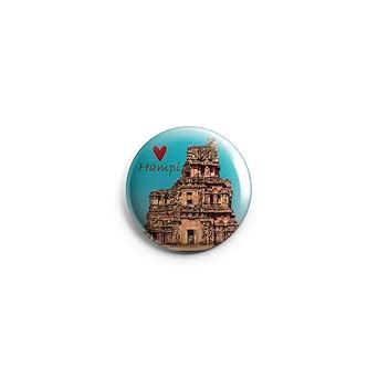Free Book About Karnataka with Hampi Round Shape Kannada Fridge Magnets ...