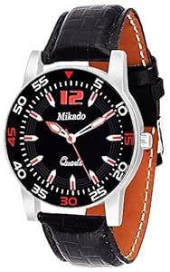Mikado Analogue Black Dial Men's Watch - MG 205B : Amazon.in: Fashion