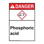 Chemical - Phosphoric Acid SDS Signs and Labels