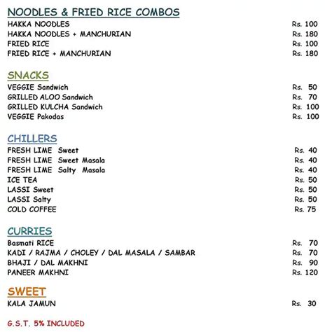 Menu at Acha Khao Acha Khilao, Noida, E1