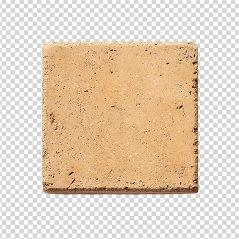 Concrete block isolated on white background | Premium AI-generated PSD