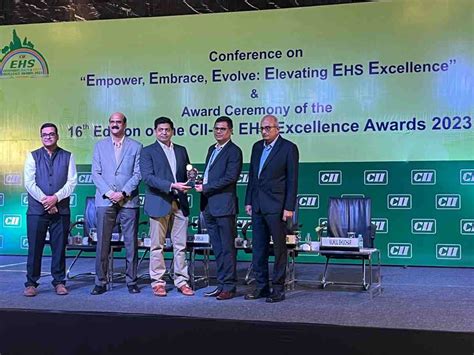 Engineers India conferred with 16th Edition of CII-SR EHS Excellence ...