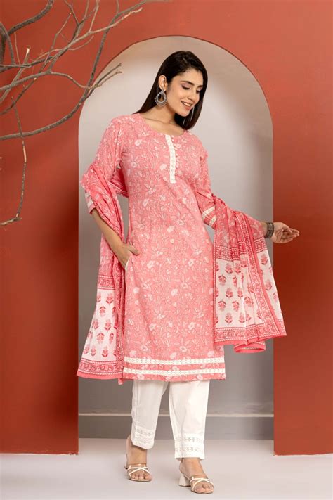 PURE COTTON STRAIGHT SUIT SET – SEEMA & SUMAN