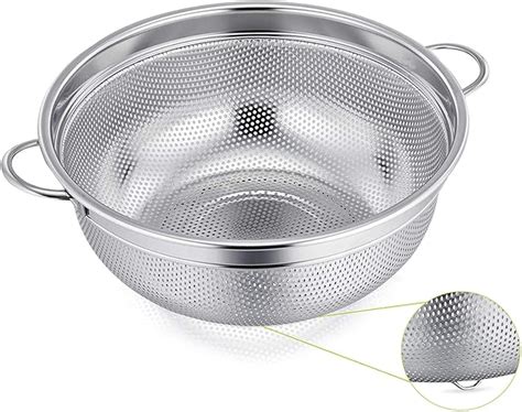 Stainless Steel with Handle Strainer Basket, Microporous Stainless ...
