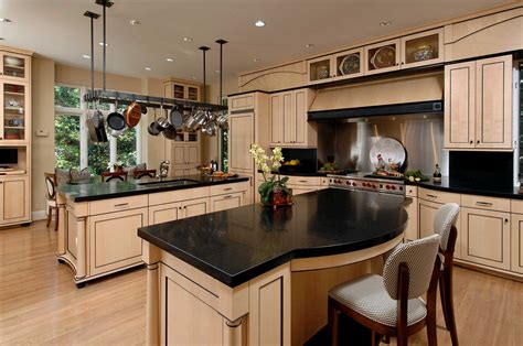 Light Cabinets With Dark Countertops - Home Decor | Idea | Inspirations