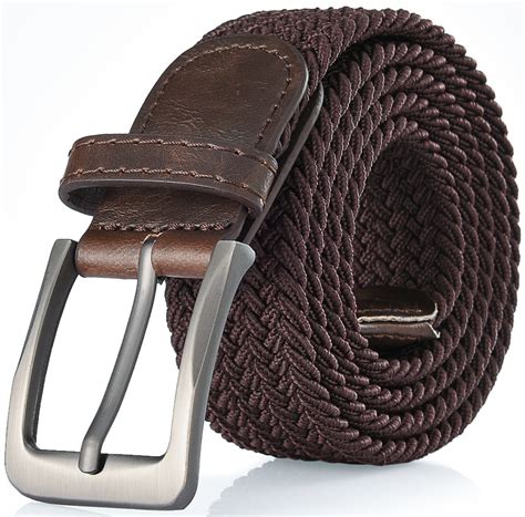 Gallery Seven - Gallery Seven Woven Elastic Braided Belt For Men ...