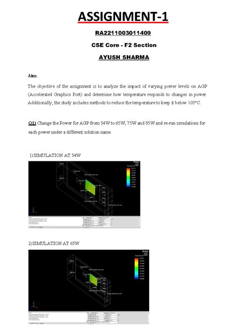 RA2211003011409 - Assignment 1: Impact of Power Levels on AGP ...