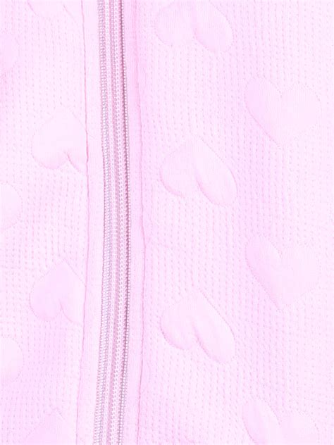 StyleStone Girls Pink & White Reversible Fleece Jacket – Stylestone