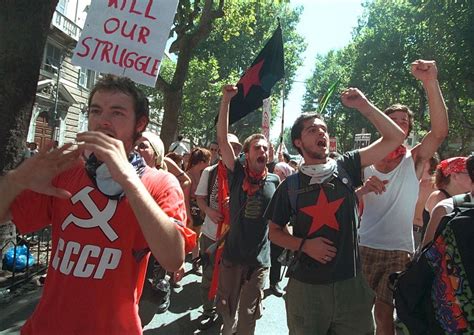 Anti-Globalization Protesters 的图像结果