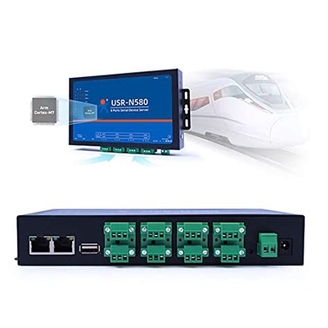 Buy USR-N580 8 Ports RS485 Serial Device Server Converter Ethernet to ...