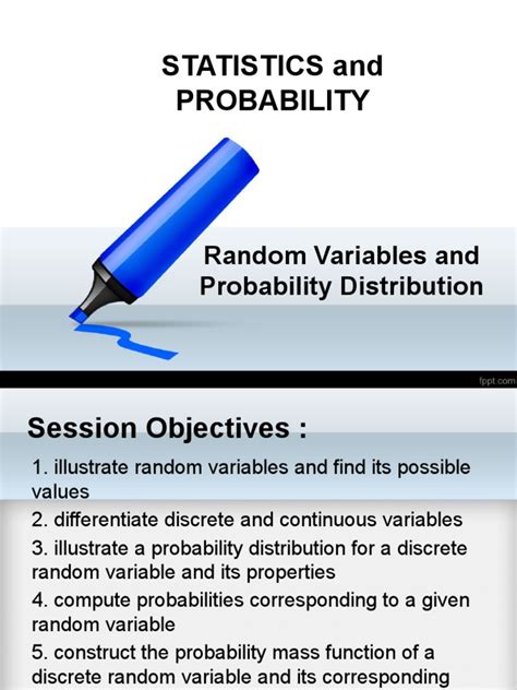 Random Variables and Probability Distribution 的图像结果