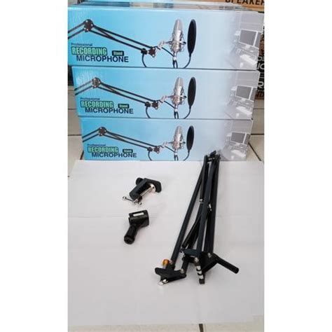 Jual Stand Mic Recording Broadcast Radio Arm Stand Panjang 95cm - Kota ...