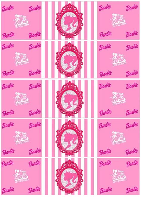 Barbie * Barbie Water Bottle Labels * Birthday Girl * Girl Birthday ...