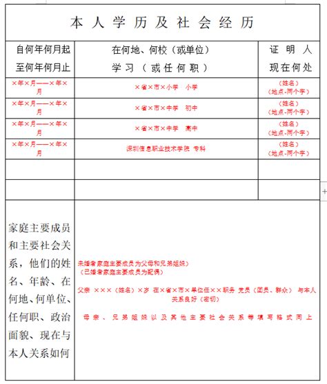 《普通高中学生毕业生登记表》的填写方式和参考样张