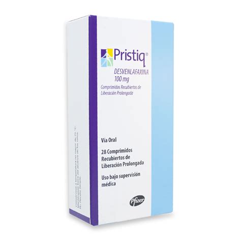 Pristiq Desvenlafaxina 100mg 28 Comprimidos Prolongados | Productos | Salcobrand