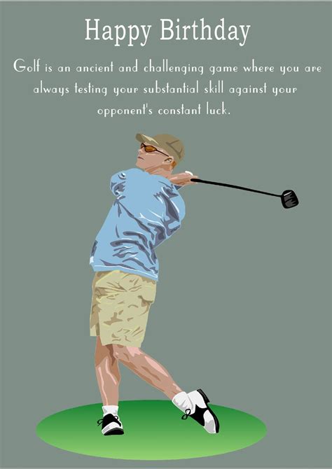 Golf Birthday Quotes 40 Birthday Wishes For Golfers And Birthday Cards