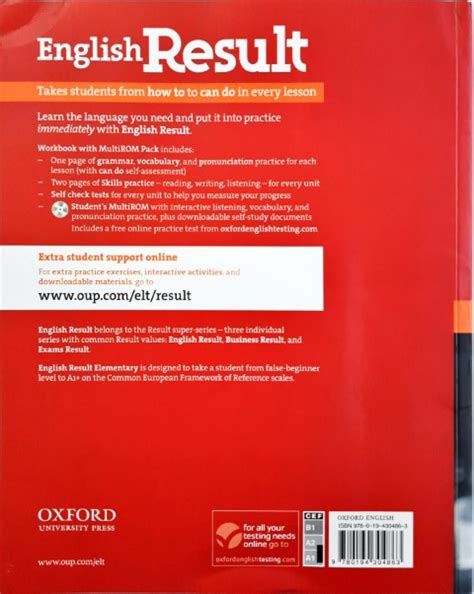 English Result Elementary Workbook with MultiROM – Books and You