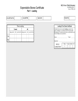 Fillable Online MOD Form 706A(Defender) Expendable Stores Certificate ...