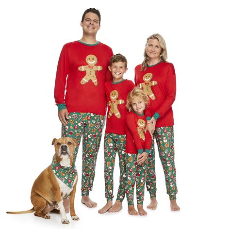 Jolly Jammies Women’s Holiday Gingerbread Matching Family Pajamas Set ...