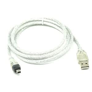 USB Male to Firewire 1394 4 Pin Male Adapter Cord Firewire 1394 Cable ...
