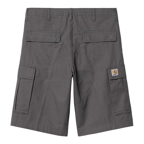 Carhartt WIP Regular Cargo Shorts - Rhino Rinsed - Focus