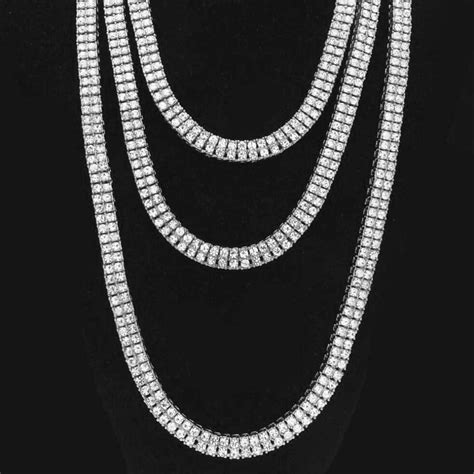 HH Bling Empire Iced Out Chains for Men Silver and India | Ubuy