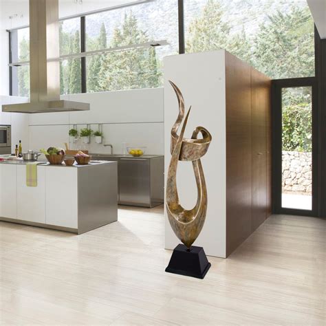 Abstract Flow Modern Floor Sculpture — AllSculptures