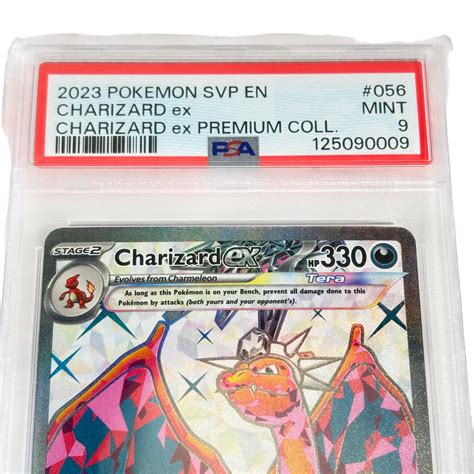 Charizard EX 2023 #056 Black Star Promo Pokemon TCG SVP EN PSA Mint 9 Card