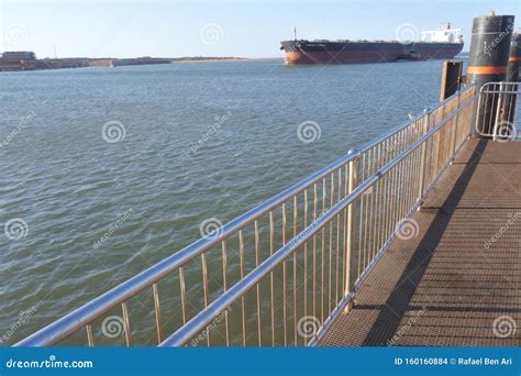Merchant Ship Entering Port Hedland Pilbara Ports Authority Western ...