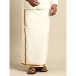 Buy Ramraj Men's Dhoti Adjustable - Cotton, Size-Large, Cream Colour ...