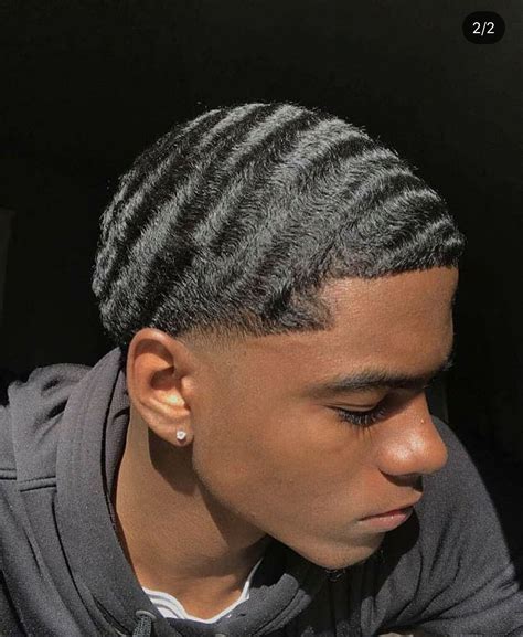 pin: gottabepoppin | Waves haircut, Waves hairstyle men, Black boys ...