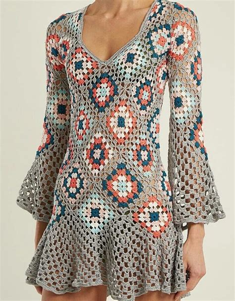 crochet dress diagram