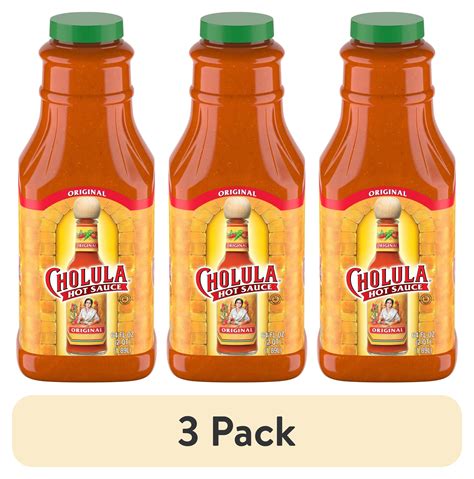 (3 pack) Cholula Original Hot Sauce, 64 fl oz - Walmart.com