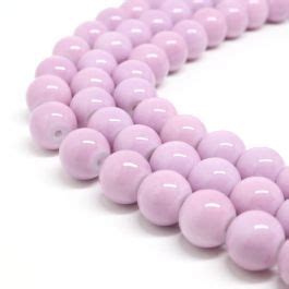 Bojene staklene perle 8 mm, rupa oko 1mm. Niz sadrži oko 100 perli ...
