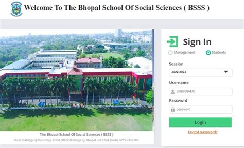 BSSS MIS Login