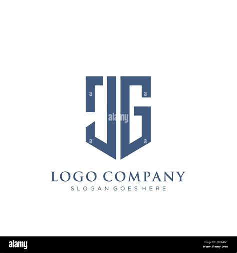 JG shield type logo design Stock Vector Image & Art - Alamy