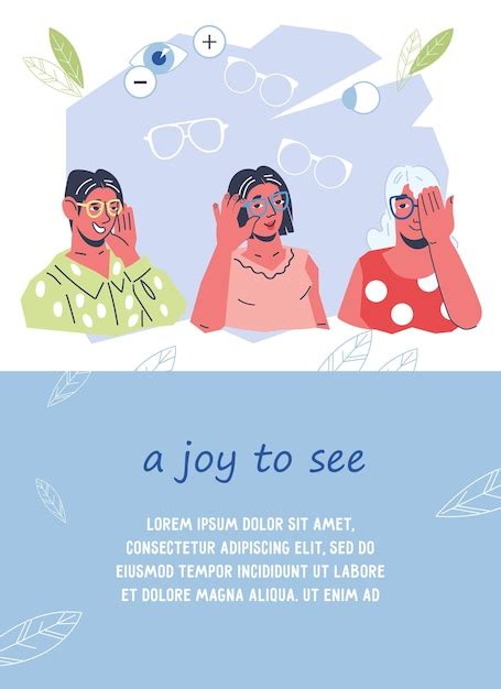 Eye exam and vision checkup banner template optometrist flyer design ...