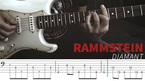 RAMMSTEIN - Diamant - guitar lesson with TAB - YouTube