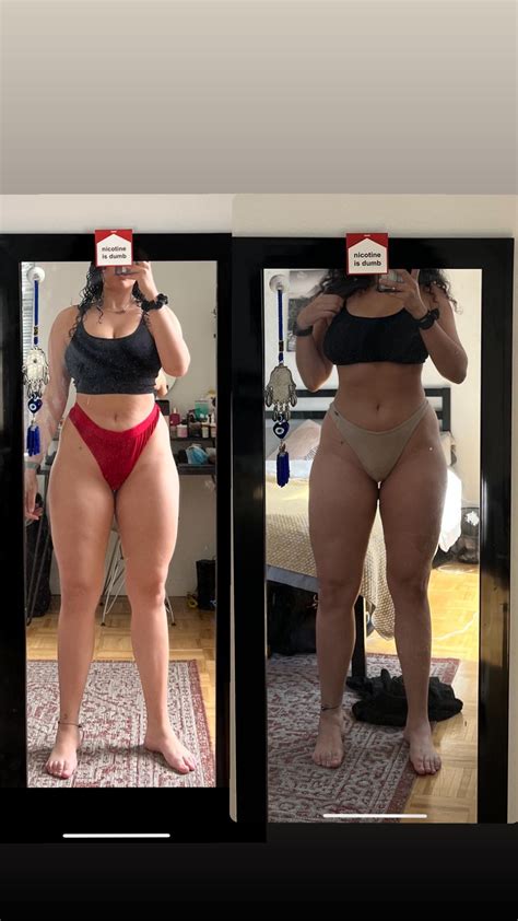 5 foot 3 Female Before and After 10 lbs Fat Loss 155 lbs to 145 lbs ...