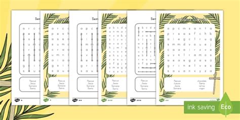 Sopa de letras: Semana Santa (teacher made) - Twinkl