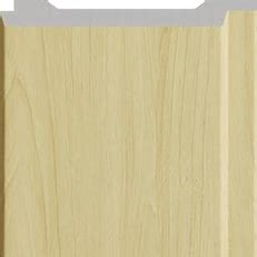 Gruve OD-5011-A PVC Wooden Louvers 8 Ft x 4.75 Inch | Hinch